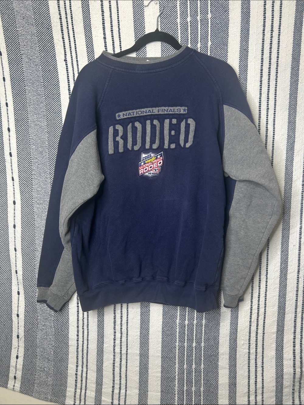 Y2K 2005 Main Gate Wrangler National Finals Rodeo Crewneck Sweatshirt
